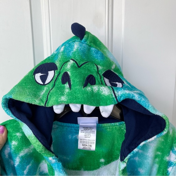 •Saint Eve• Kids' Dinosaur Beach Cover Up - Size Small (7/8) - Picture 5 of 6
